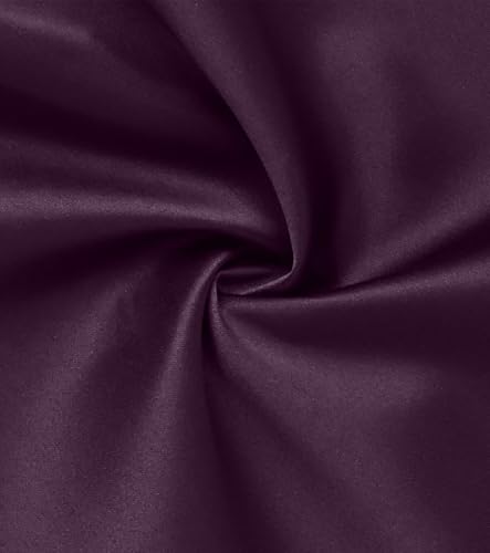 Image of CVC Men's Satin Regular Fit Formal Full Sleeve Solid Wine Shirt for Office, Party Premium Poly Satin Silk with Collar for Men - Size XXL