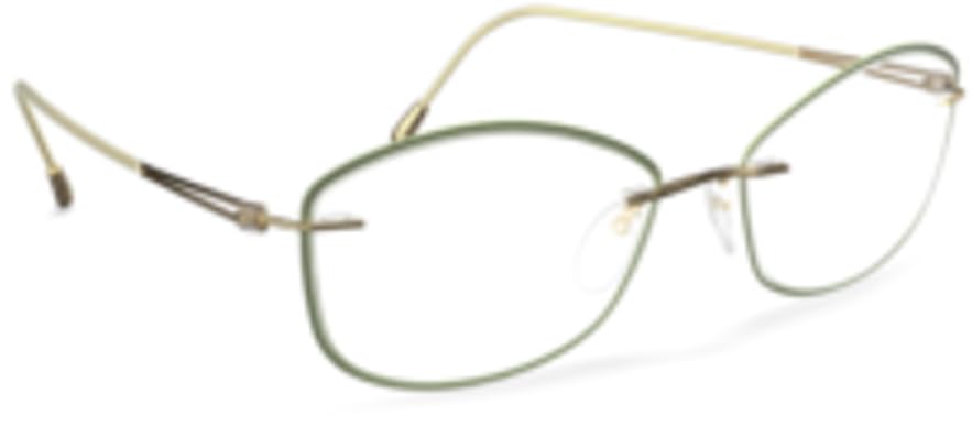 Silhouette Eyeglasses Lite Spirit Accent Rings (5566) 8540 Champagne/Olive 5
