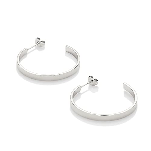 Image of Amazon Essentials 14K Gold Plated Square Edge Hoop