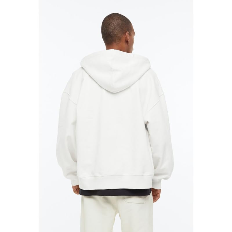 Image of Koverify Plain Chain Hooded Zipper Jacket for Men