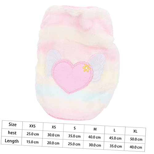 INOOMP 2 Peças Roupas Para Animais De Estimação Meninos Suéter Trajes Para Meninas Meninos Regata Ro