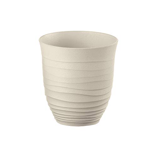 Guzzini - Tierra, Bicchiere Basso in Plastica Riciclata - Argilla, Ø 9xh9,5 cm | 350 cc - 17950179