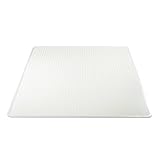 Deflecto Execumat Clear Chair Mat, High Pile Carpet Use, Rectangle, Beveled Edge, 45" x 60", Clear (