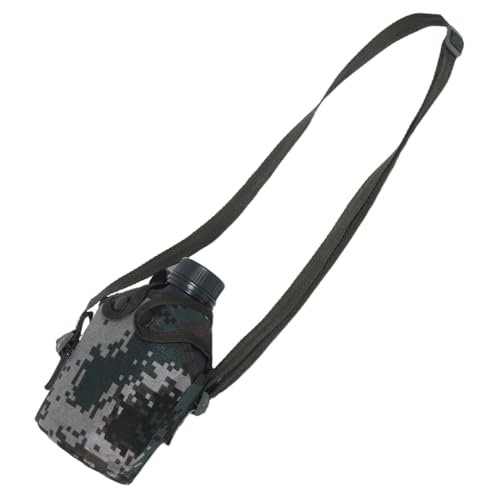 BCOATH Lightweight Kettle with Pouch and Shoulder Strap for Camping Hiking Fishing and Outdoor Activities Camouflage