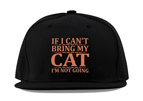 Casquette de baseball unisexe coton noir avec message humoristique imprimé