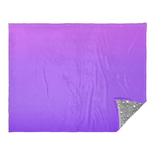 Couverture violette dégradée de lit jeté confortable haut de gamme - 2