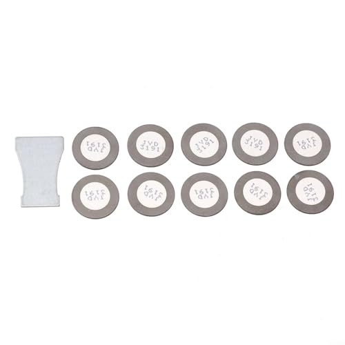 10 discos de cerámica para hacer neblina de 20 mm para una funcionalidad eficiente del humidificador + placa de hierro