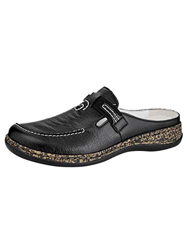 Rieker Damen 46393 Clogs, Schwarz (Schwarz/00), 37 EU
