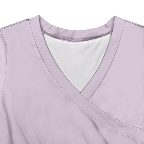 Image of PinkPatty Women's Long Sleeve Maxi Dress Plus Size Trendy Wedding Guest Wrap Dress with Pockets&Belt
