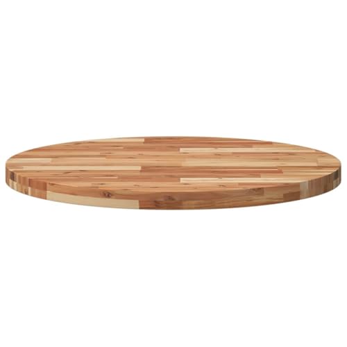 Plateau de table en bois d'acacia Ø 80 cm pour un espace repas convivial - 5