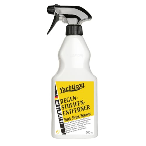 YACHTICON Regenstreifen-Entferner Spray 500 ml – Hochleistungs-Reiniger für Wohnmobil & Boot – beseitigt Regenstreifen, Öl, Teer & Grauschleier, sanft zu Lack, Kunststoff & GFK