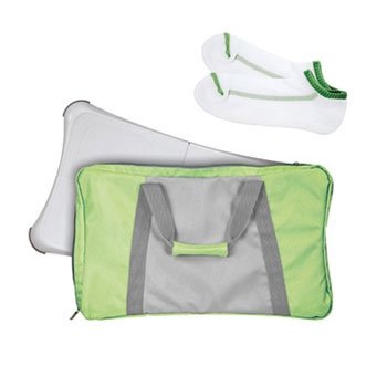 GameFitz 2 in 1 Pack for Nintendo Wii Fit- Green