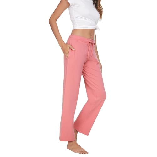 Image of U2SKIIN Pajama Pants for Women Soft, Cotton Comfortable Womens Lounge Sleep Pj Bottoms for Women