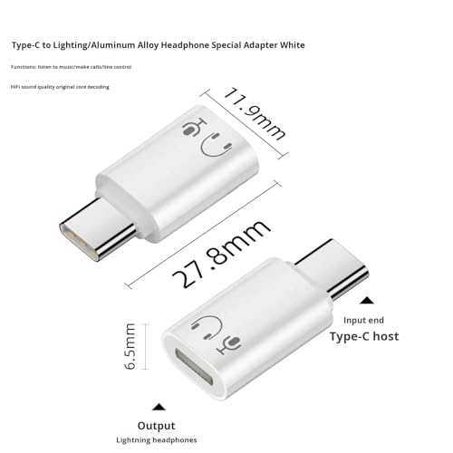 Image of AutoStory USB C to Lightning Audio Earphone Converter Adapter, USB C Male to Lightning Female Headphone HiFi Converter for iPhone 17 /16 /15 Support Call /Listen to Music /Remote Control /Microphone