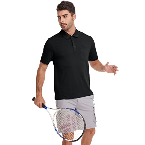 Polo polo hommes golf manches courtes MEETWEE sport basic en été