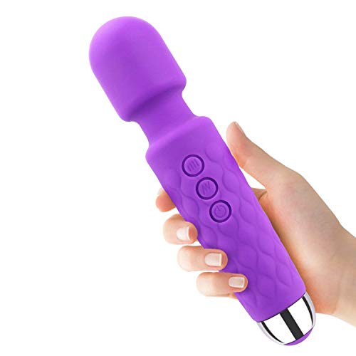 Electric Wand Massager, Bolly Cordless Waterproof Rechargeable Powerful Massager with Multi Speed for Therapeutic Muscle Aches and Sports Recovery
