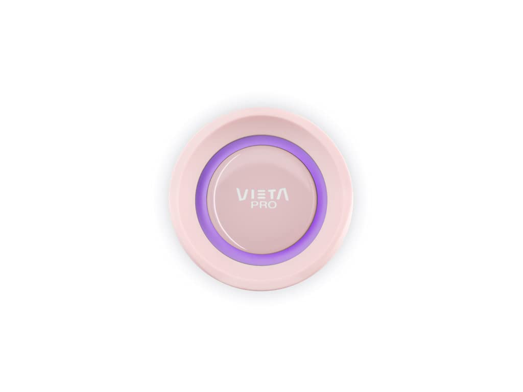 Vieta Pro Altavoz Bluetooth Potente, Resistente al Agua, 10H de Batería, Micrófono y Radio FM. Altavoz Portátil Grande True Wireless, Aux In, USB, Asistente de Voz y Sistema de Luces | Upper 3 Rosa