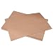 MARMODAY Lot de 100 feuilles de papier sulfurisé rondes antiadhésives et résistantes à la graisse - 40 x 40 cm