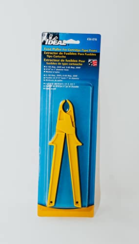 Fuse Puller, Large, 7-1/4 In L, Yellow
