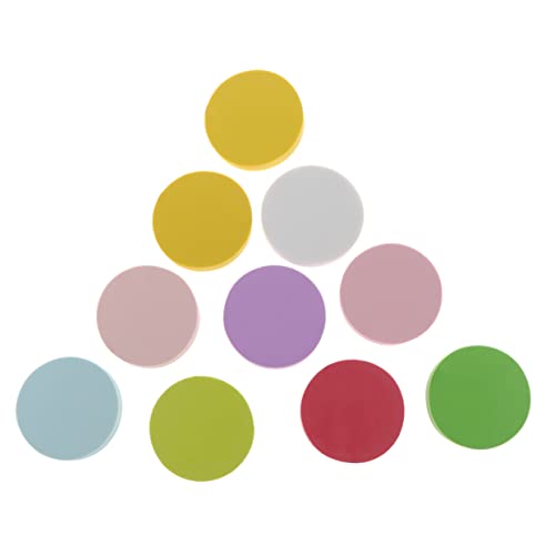 Housoutil 10 Pcs Round Rubber Carving Blocks for DIY Scrapbooking and Postcards Durable and Versatile Crafting Material for Stamp Making and Creative Projects Random Color