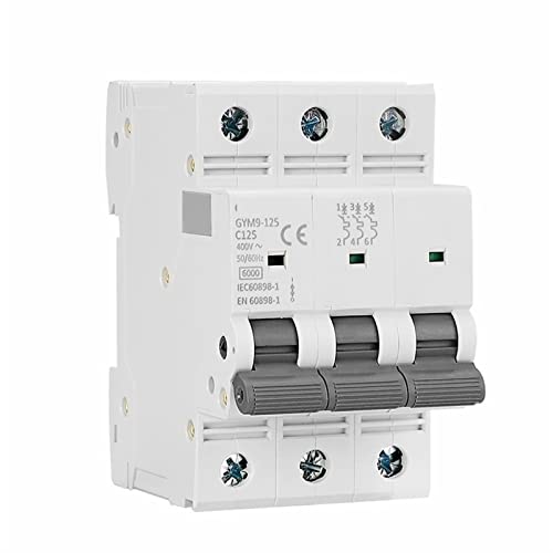 Disjoncteur miniature GYM9 3 pôles 125A interrupteur automatique 400V 6KA 3P