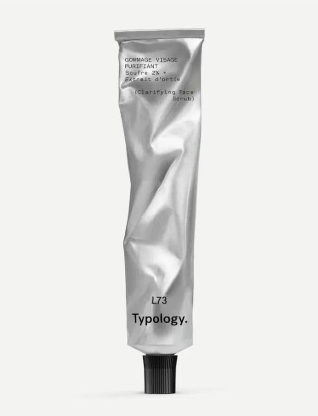 Typology Clarifying Face Scrub 2% Sulfur + Nettle Extract, 1.70 Fl Oz (Pack of 1)