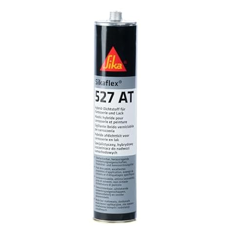 Sika Sikaflex-527 AT jasnoszary – do użytku wewnątrz i na zewnątrz karoserii pojazdu – bez rozpuszczalników – wkład 300 ml