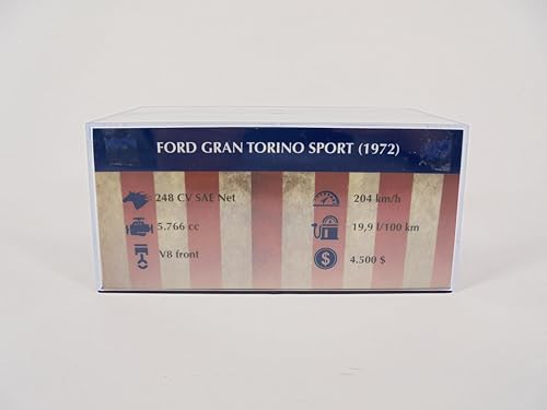 Modelo a escala 1:43 compatible Ford Gran Torino 1972 miniatura 6