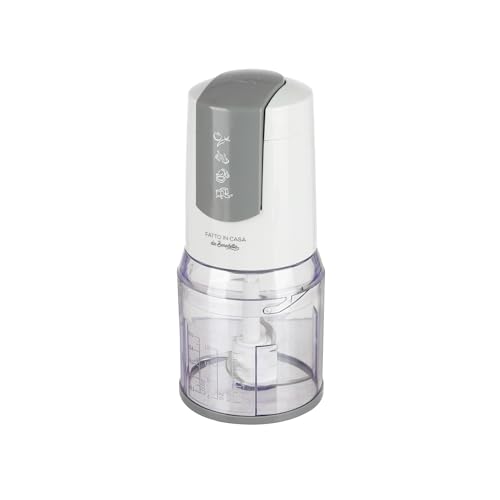 Fatto in Casa da Benedetta – Tritatutto elettrico da Cucina (2 Velocità) con 4 Lame in Acciaio Inox e Ciotola con Capienza extra-large da 500 ml, Potenza 500 W