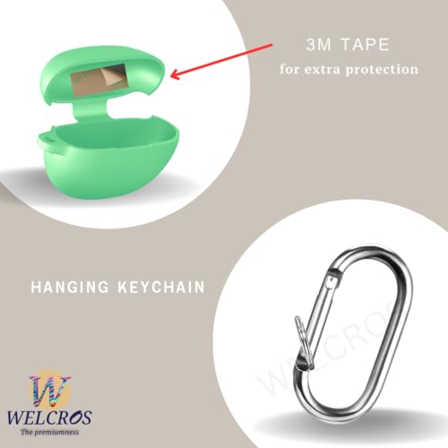 Image of WELCROS Soft Silicone Protective Case Cover for OnePlus Buds 4 (Soft Jade)
