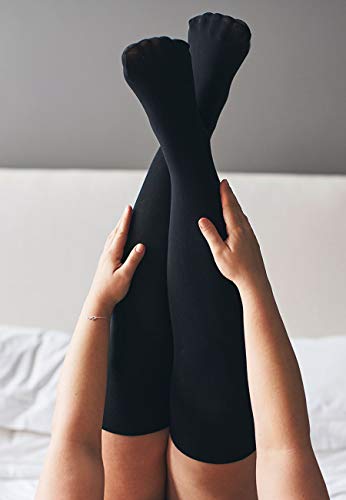 All Woman Plus Size SuperWide Knee Highs 120 Denier 33" Stretch Stockings - Single4