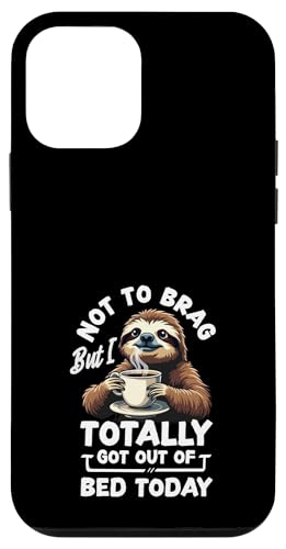 Not To Brag But I Totally Got Out Of Bed Today �ʔ����i�}�P���m �X�}�z�P�[�X iPhone 12 mini �p