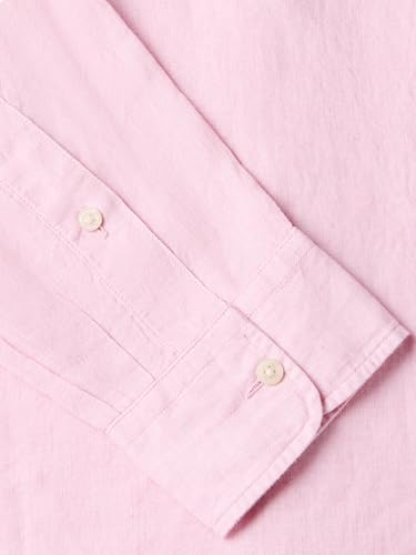 Image of Tommy Hilfiger Men's Long Sleeve Casual Linen Button Down Shirts in Regular Fit