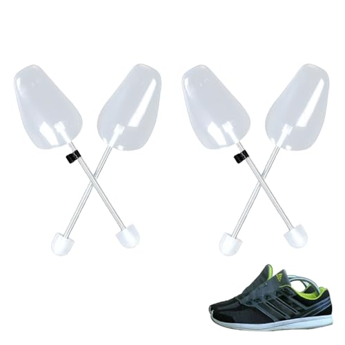 Spldsun 2 Pares de Hormas, Moldeadores de Zapatos, Camilla de Zapatos con Resorte Helicoidal de Metal, Ideal Para Viajes y Hogar