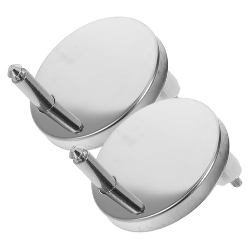 Cabilock Pernos Para Tapa De Inodoro 6.5 Cm De Plástico y Goma Con Base Metálica, Tornillos Expansibles De Liberación Rápida Para Reparación y Montaje Hogar, Kit 2 Pares