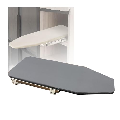 Retractable Ironing Board,Rotatable 180° Pull-out Ironing Board,Closet Fold Ironing Board Save Space,for Wardrobe Cloakroom Home Apartment(Color 1)