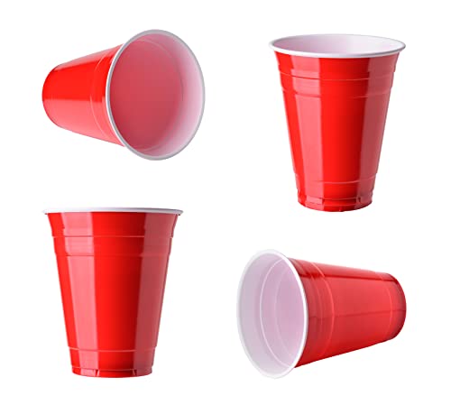 GOODS+GADGETS 100 Mehrweg Becher; Wiederverwendbare Getränkebecher Trinkbecher für Getränke 473 ml (16 oz) (100 Stück) - Image 4