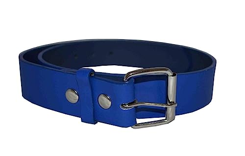Nayt Men's Belt Royal Blue (Medium-34~36)