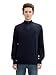 Produktbild TOM TAILOR Denim Herren 1043022 Basic Troyer Strick-Pullover, 10668-sky Captain Blue, S