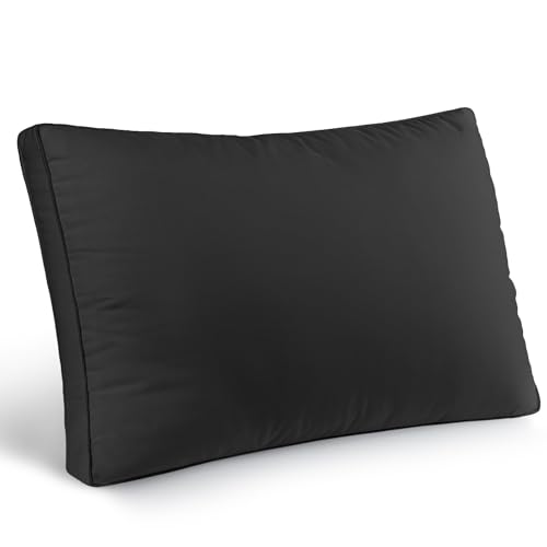 枕 まくら 首が痛くならない ホテル仕様 快眠枕 低め 高め ふわふわ 高さ調整可能 丸洗い可能 横向き寝 立体構造 通気性 63x43cm pillow プレゼント(ブラック)