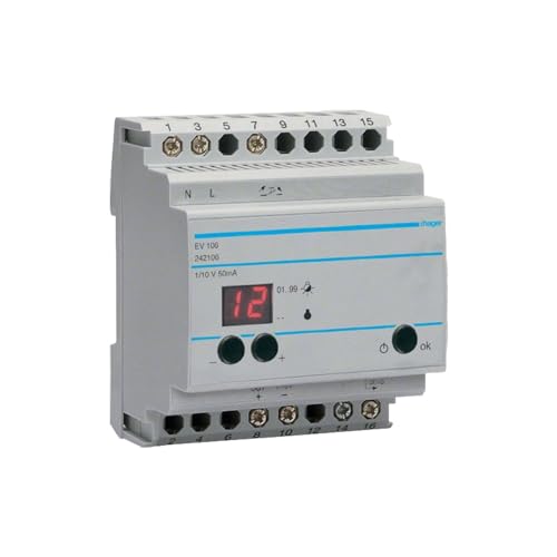 HAGER ev106 bloc alimentation 10W metal anti surchauffe encastrable gris