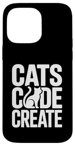 Cats Code Create Funny Cat Lover �v���O���}�[ �X�}�z�P�[�X iPhone 14 Pro Max �p