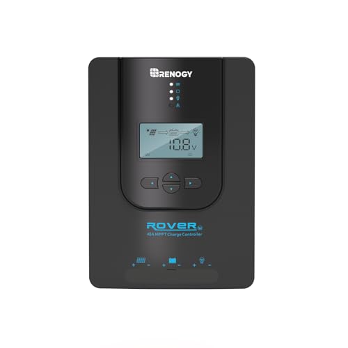 Renogy 40 A 12/24 V MPPT régulateur de charge solaire panneau solaire avec écran LCD