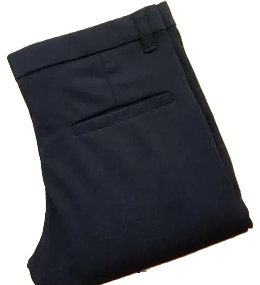 Men’s Casual Stretchable Trousers – Lightweight Solid Regular Fit Pants | Comfortable Daily Less Weight Men’s Trouser-picture-19