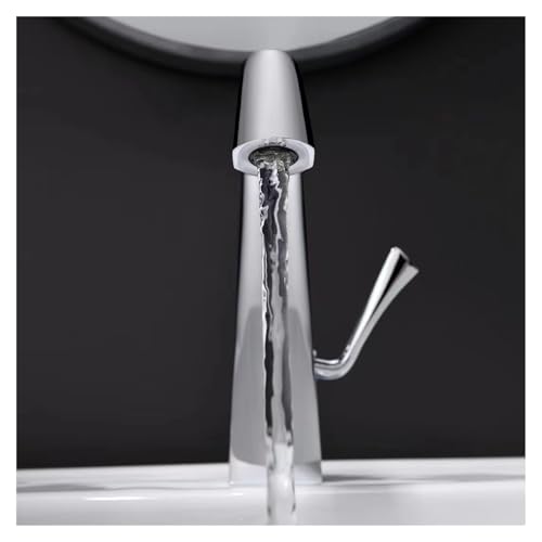 Robinet de lavabo design en laiton brossé pour une salle de bains chic - 4