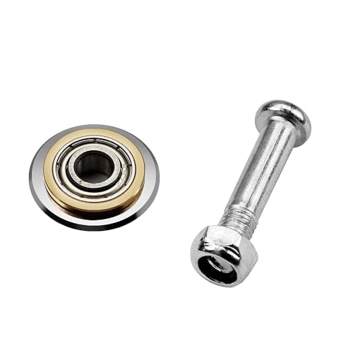 Image of HiFam Tile Cutter Scoring Wheel 22 mm Tile cutter replacement wheel Bolt and Lock Nut Manual Tile Cutters for Cutting Ceramic and Vitrified Tiles Tungsten Carbide Premium Tile Cutting Wheel (1 Pcs)