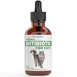 Cat Antibiotic for Infections, UTIs, Respiratory Moments, Cold, & Allergies | Antibiotics for Cats of All Ages & Breeds | Chicken Flavor | 1 fl oz | (1)