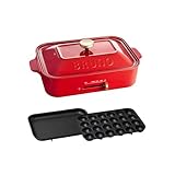BRUNO コンパクトホットプレート レッド BOE021-RD