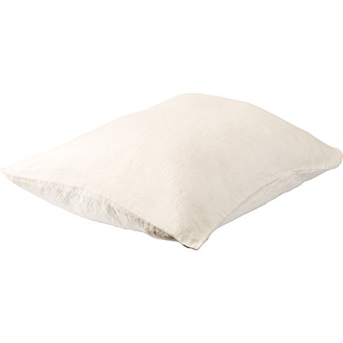 LinenMe Washed Bed Linen Duvet Cover, 68 by 86-Inch, Off White