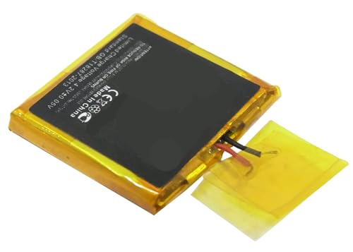 Sisawia 100mAh Replacement Battery Compatible with Apple iPod Shuffle G2 1GB, Apple iPod Shuffle G3(100mAh / 0.37Wh) 616-0274, 616-0278